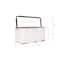 Hello Honey® Distressed White Metal Caddy With 6 Compartments